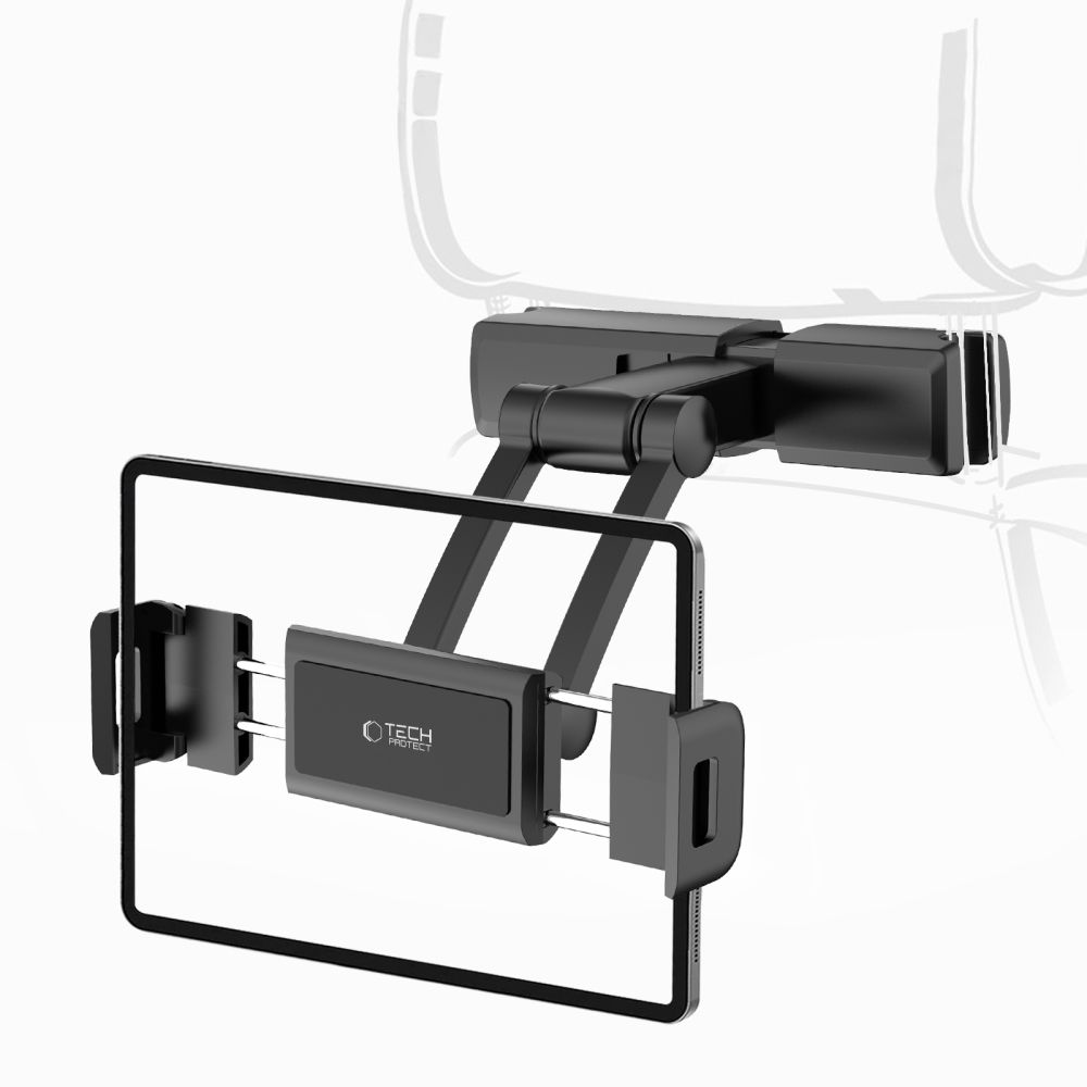 Automobilinis laikiklis ant galvos atramos Tech-Protect V2, juodas