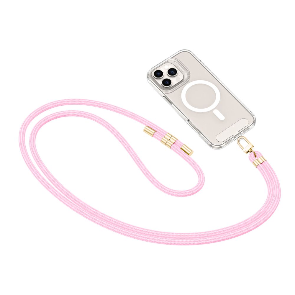 Dirželis Tech-Protect C7S CrossBody, šviesiai rožinis/auksinis