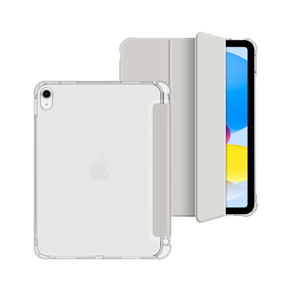Dėklas Tech-Protect SC Pen Hybrid iPad 10.9 (2022) / 11 (2025), skaidrus sidabrinis