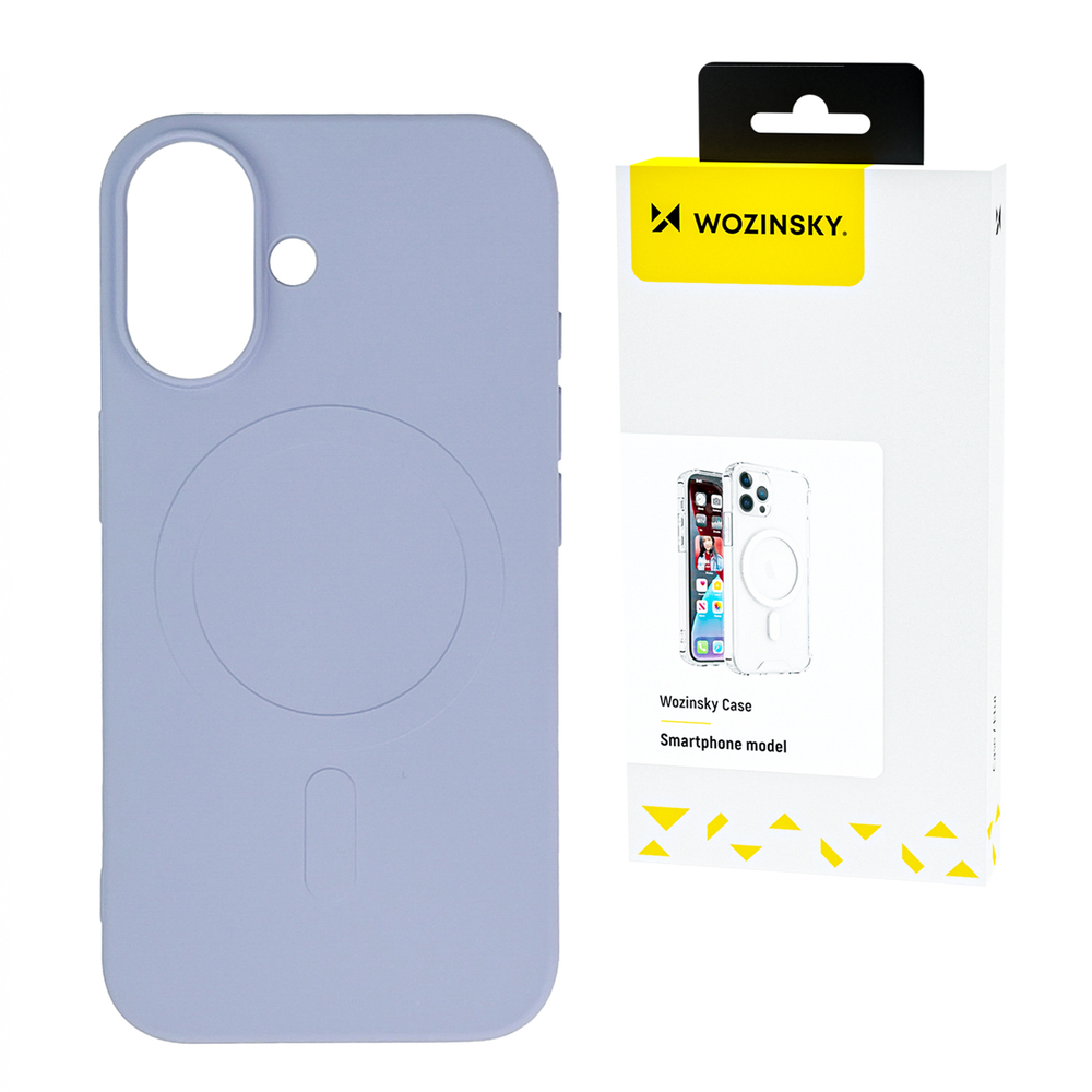Wozinsky silikoninis MagSafe dėklas Samsung Galaxy S25 Ultra – violetinis