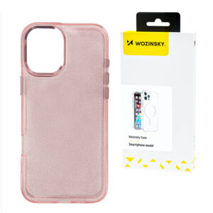 Wozinsky blizgantis dėklas Samsung Galaxy S25+ – rožinis