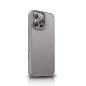Wozinsky anglies pluošto MagSafe dėklas Galaxy S25+ – pilkas