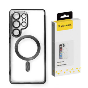 Wozinsky elektropluotas MagSafe dėklas Galaxy S25+ – juodas