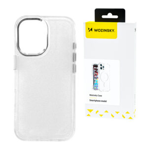 Wozinsky blizgantis TPU dėklas Samsung Galaxy S25 – skaidrus