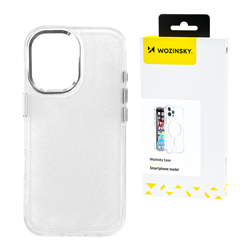 Wozinsky blizgantis TPU dėklas Samsung Galaxy S25 – skaidrus