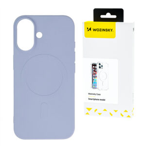 MagSafe silikoninis dėklas Samsung Galaxy S25 – violetinis