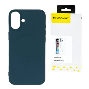 Wozinsky silikoninis MagSafe dėklas Samsung Galaxy S25 – mėlynas