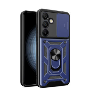 Hybrid Armor Camshield dėklas Samsung Galaxy A26 – mėlynas