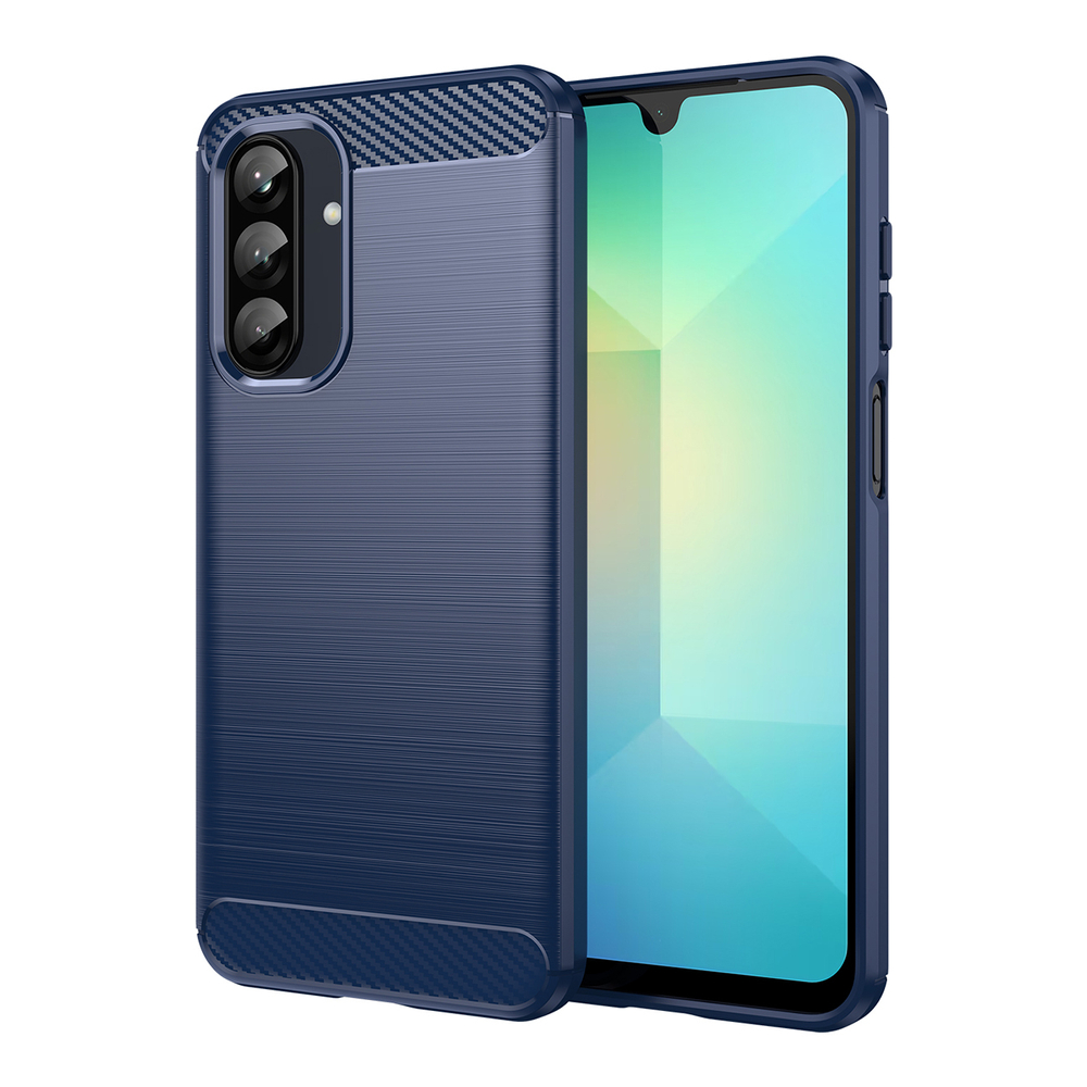 Carbon Case TPU dėklas Samsung Galaxy A26 – mėlynas