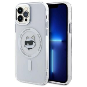 Karl Lagerfeld MagSafe dėklas iPhone 12/12 Pro – baltas