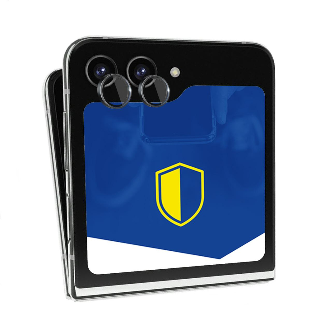 Grūdintas stiklas fotoaparato objektyvui 3mk Lens Protection Pro Black, skirtas Samsung Galaxy Z Flip 6