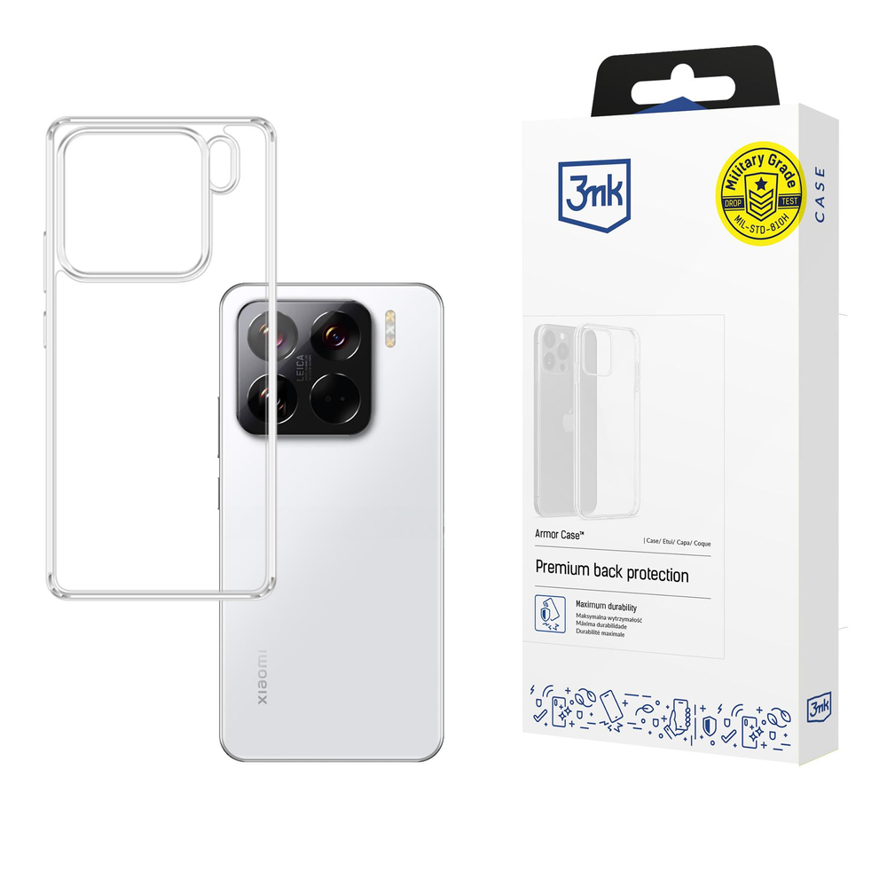 3mk Armor Case skirtas Xiaomi 15 - skaidrus