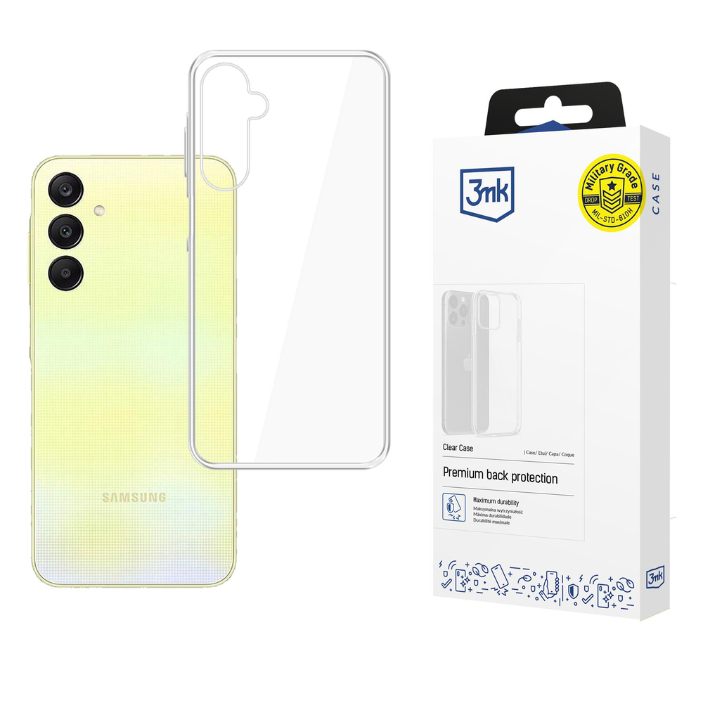3mk skaidrus dėklas, skirtas Samsung Galaxy A26 5G - skaidrus
