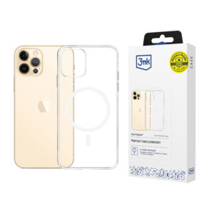 3mk skaidrus MagCase dėklas, skirtas Apple iPhone 12 Pro Max – skaidrus