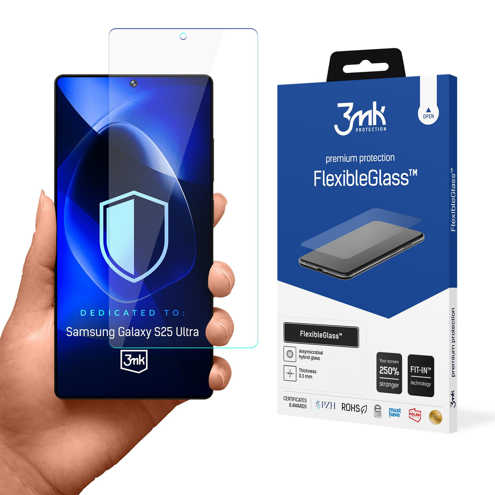 Hibridinis stiklas 3mk FlexibleGlass, skirtas Samsung Galaxy S25 Ultra
