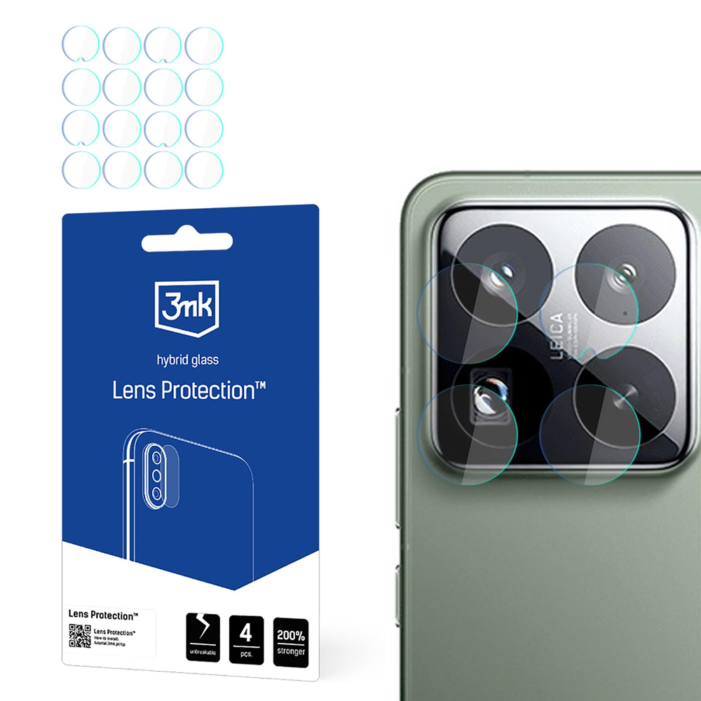 3mk objektyvo apsaugos kameros stiklas, skirtas Xiaomi 15 Pro