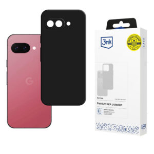 3mk matinis dėklas, skirtas Google Pixel 9A – juodas