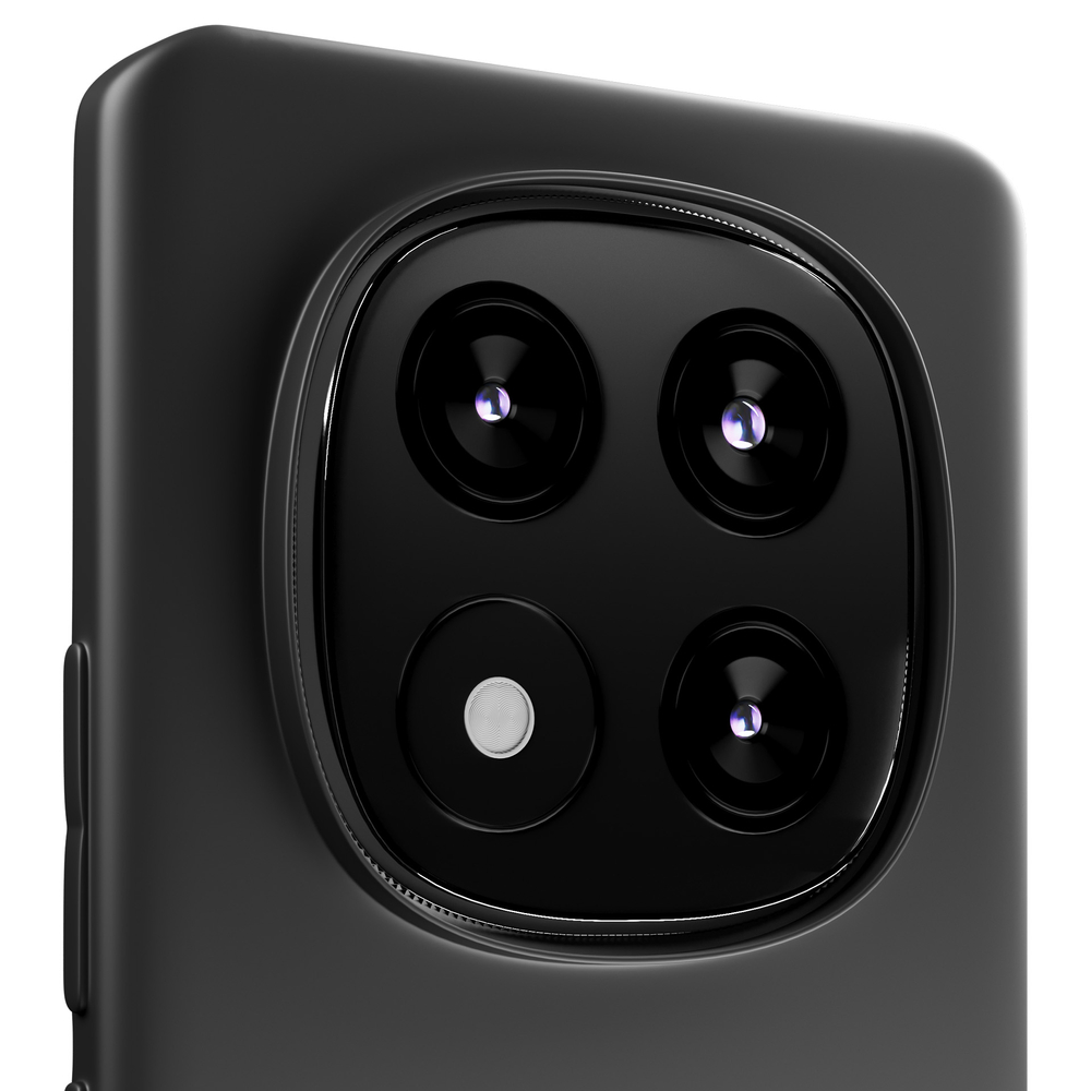 3mk matinis dėklas, skirtas Xiaomi Redmi Note 14 Pro+ – juodas