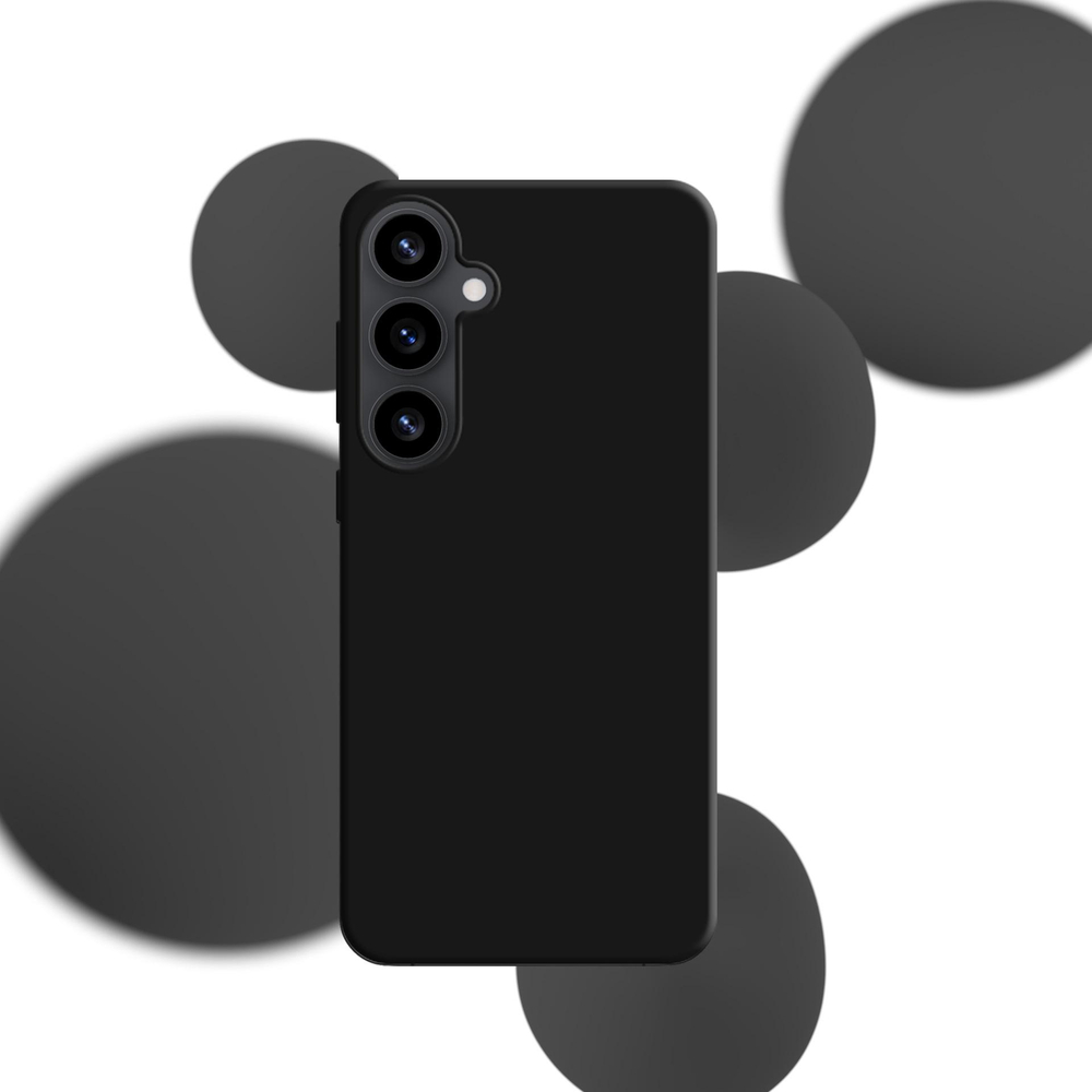 3mk silikoninis dėklas, skirtas Samsung Galaxy S25 – juodas
