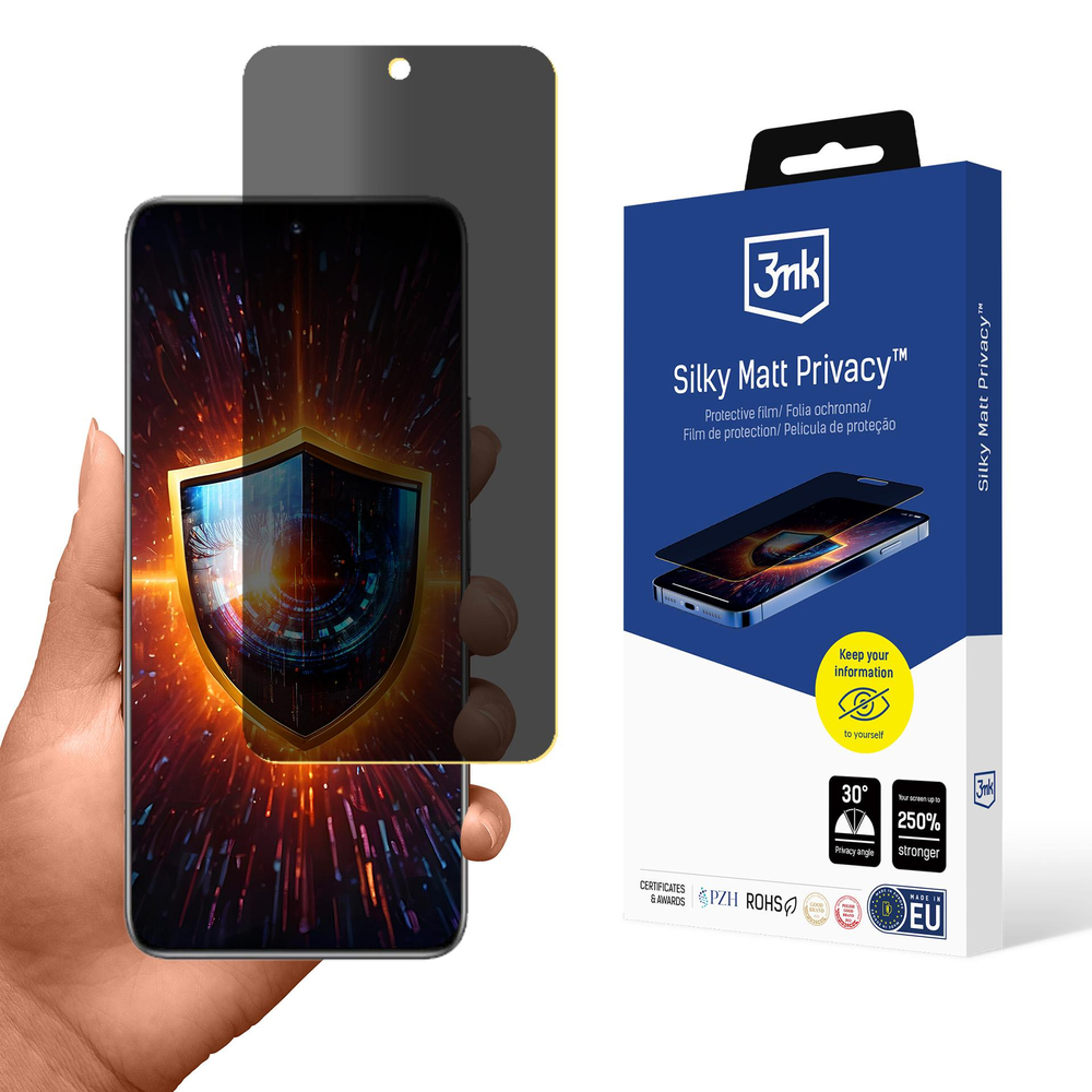 Privatumo ekrano apsauga 3mk Silky Matt Privacy, skirta Honor 200