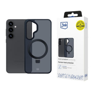 3mk Smoke Case Mag&Stand, skirtas Samsung Galaxy S25+ - juodas