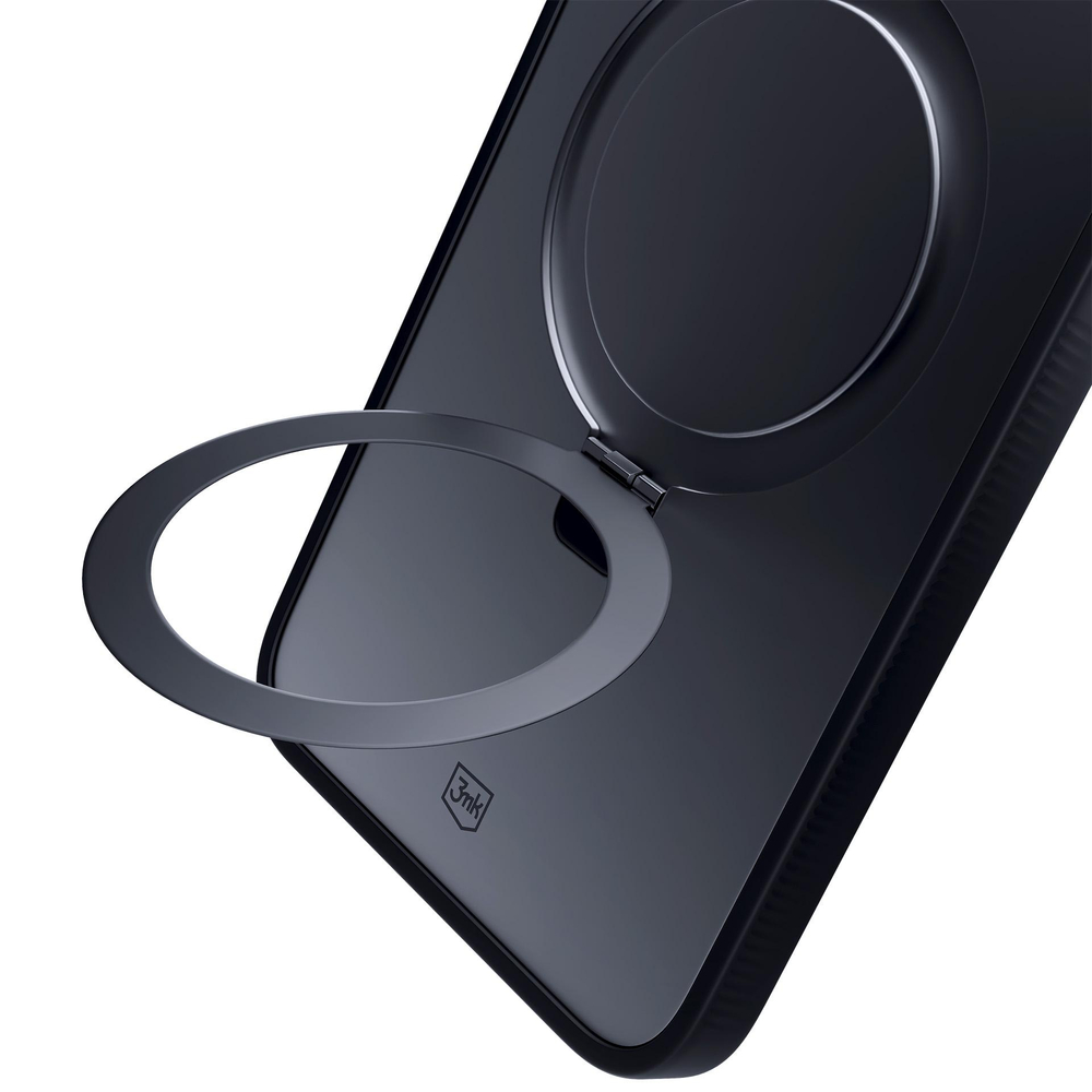 3mk Smoke Case Mag&Stand, skirtas Samsung Galaxy S25+ - juodas