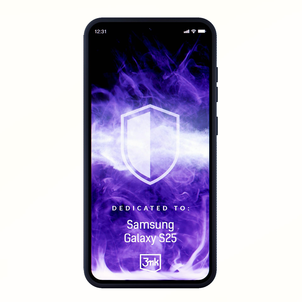 3mk Smoke MagCase, skirtas Samsung Galaxy S25 – juodas