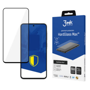 Viso ekrano grūdintas stiklas 3mk HardGlass Max Black, skirtas Samsung Galaxy A36 / A56