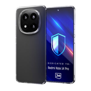 3mk skaidrus dėklas, skirtas Xiaomi Redmi Note 14 Pro - skaidrus