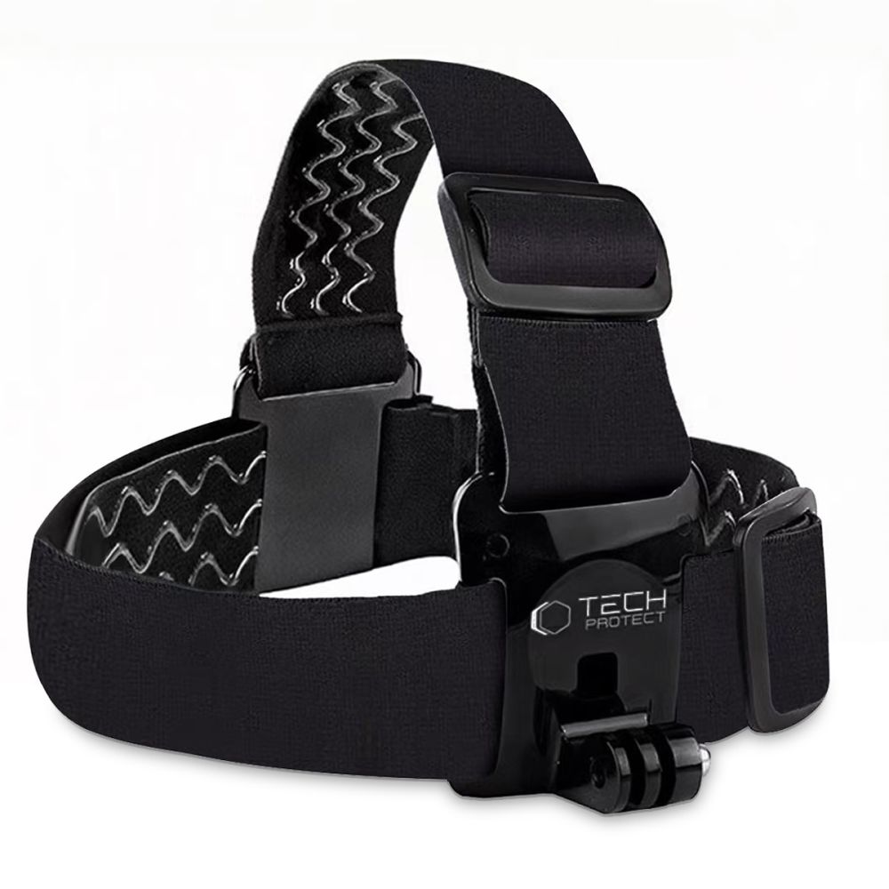 Tvirtinimas ant galvos Tech-Protect GA100 GoPro / DJI / Insta360, juodas