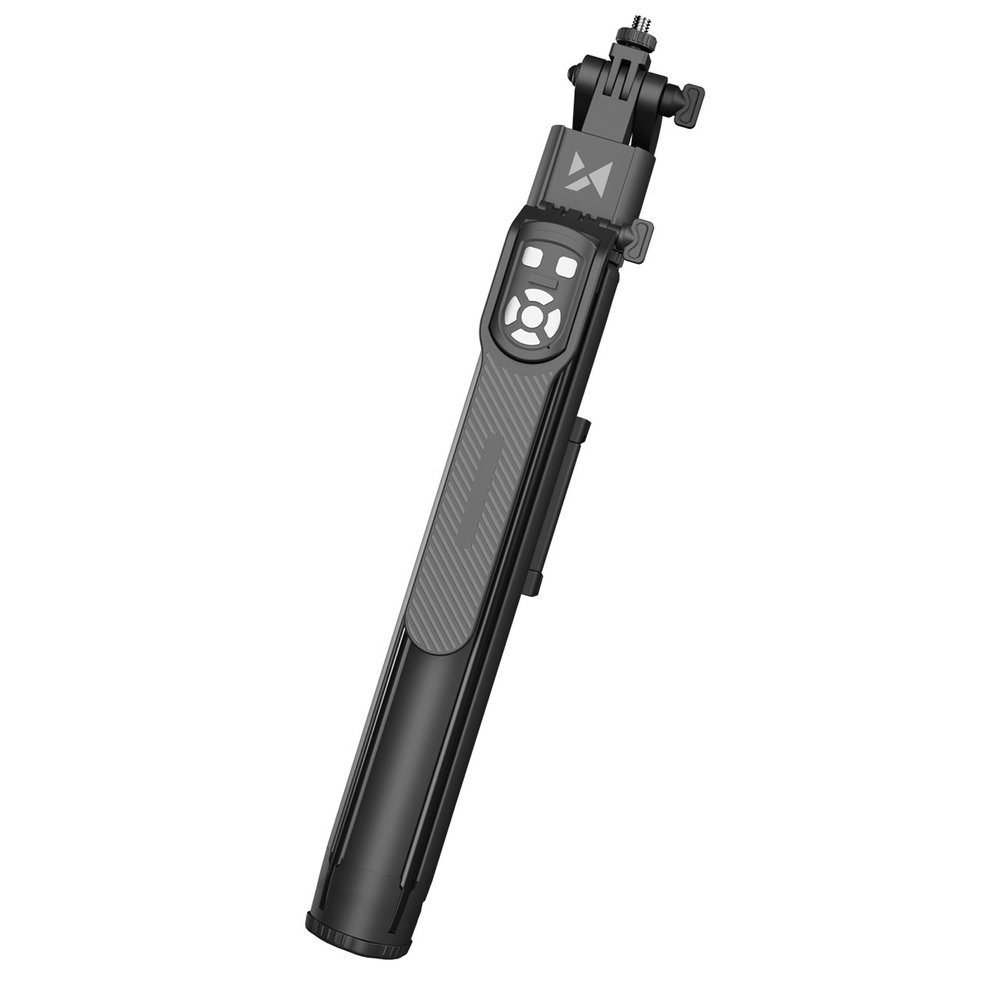 Wozinsky WST-360YS Asmenukių lazda su trikojo funkcija ir 360° AI automatiniu veido sekimu bei gestų valdymu - Juoda