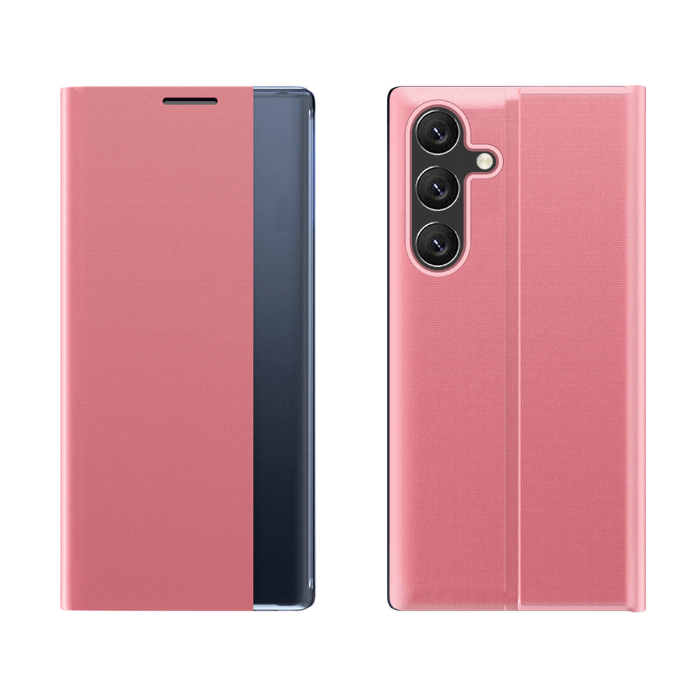 Atverčiamas dėklas Samsung Galaxy A36 su stovu – rožinis
