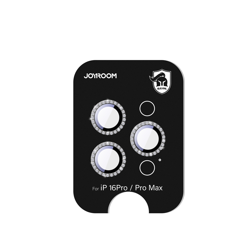 Joyroom kameros objektyvo stiklas iPhone 16 Pro/Pro Max – juodas