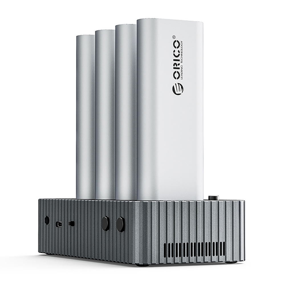 Orico IT48N-C 4 diskų dokavimo stotis su M.2 NVME klonavimo funkcija - Pilka