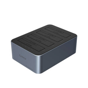 Orico 6646C3-C 4 diskų dokavimo stotis su autonominio klonavimo funkcija 2.5"/3.5" SATA HDD/SSD - Pilka