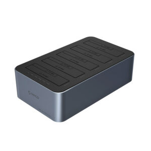 Orico 6656C3-C 5 lizdų dokavimo stotis su autonominio klonavimo funkcija 2.5"/3.5" SATA HDD/SSD - Pilka