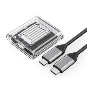 Orico TC20-M2-10G M.2 NVMe USB-C 3.2 disko kišenė - skaidri