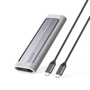 Orico AXM2S-G2 M.2 NVME/NGFF USB-C 10Gb/s diskų dėžutė - pilka