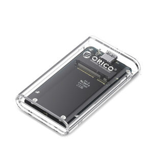 Orico TC10-MS mSATA USB-C 3.2 5Gb/s diskų dėklas - Permatomas