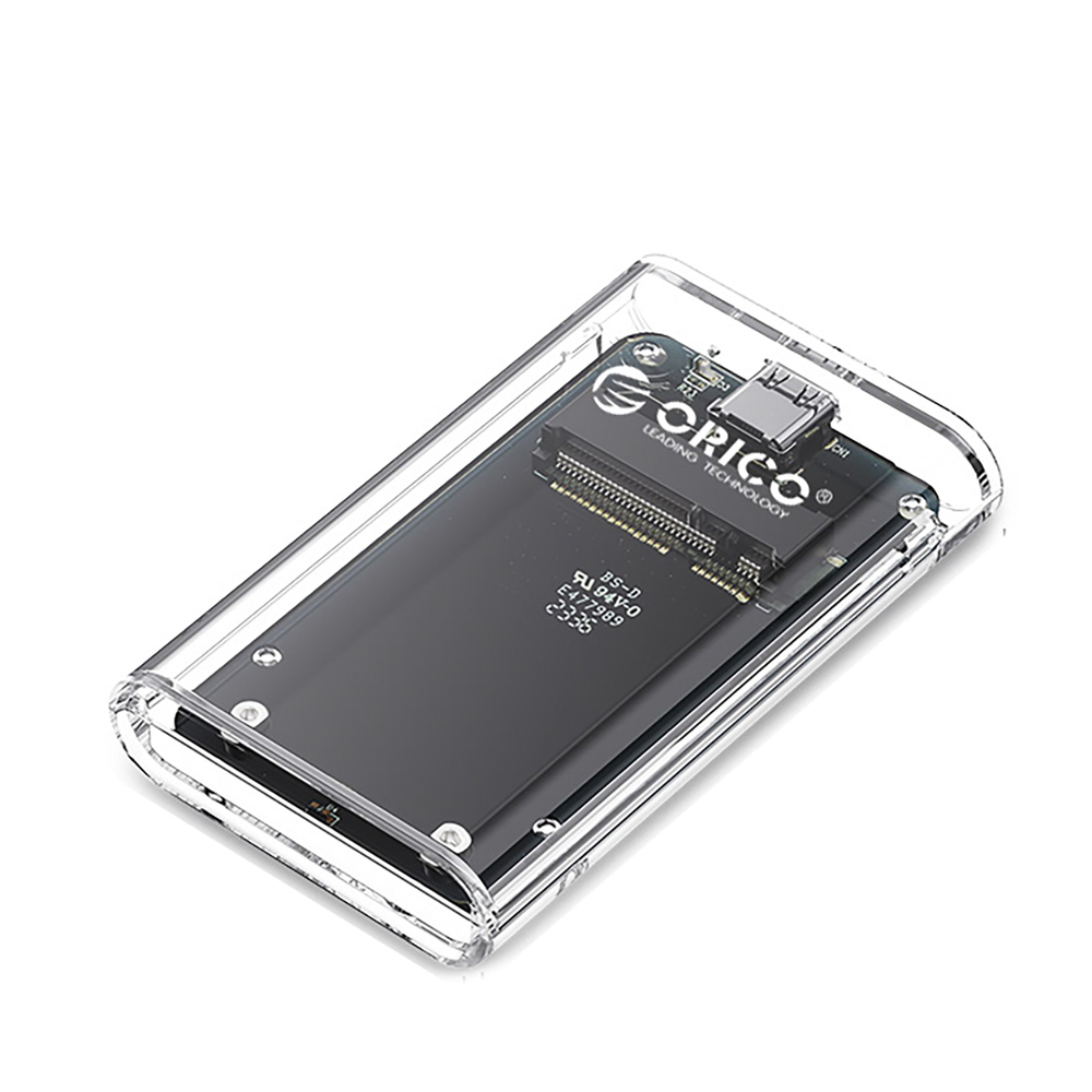 Orico TC10-MS mSATA USB-C 3.2 5Gb/s diskų dėklas - Permatomas