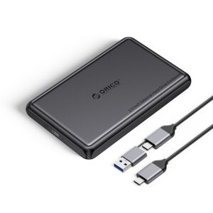 Orico DDL25-C3 2,5" HDD/SSD USB-C 5Gb/s diskų šaltis - juodas