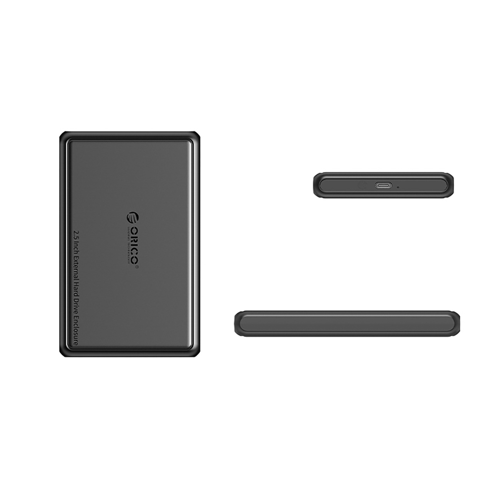 Orico DDL25-C3 2,5" HDD/SSD USB-C 5Gb/s diskų šaltis - juodas