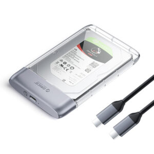 Orico TX25C3 2.5" HDD/SSD USB-C 5Gb/s diskų šachtis - Skaidra