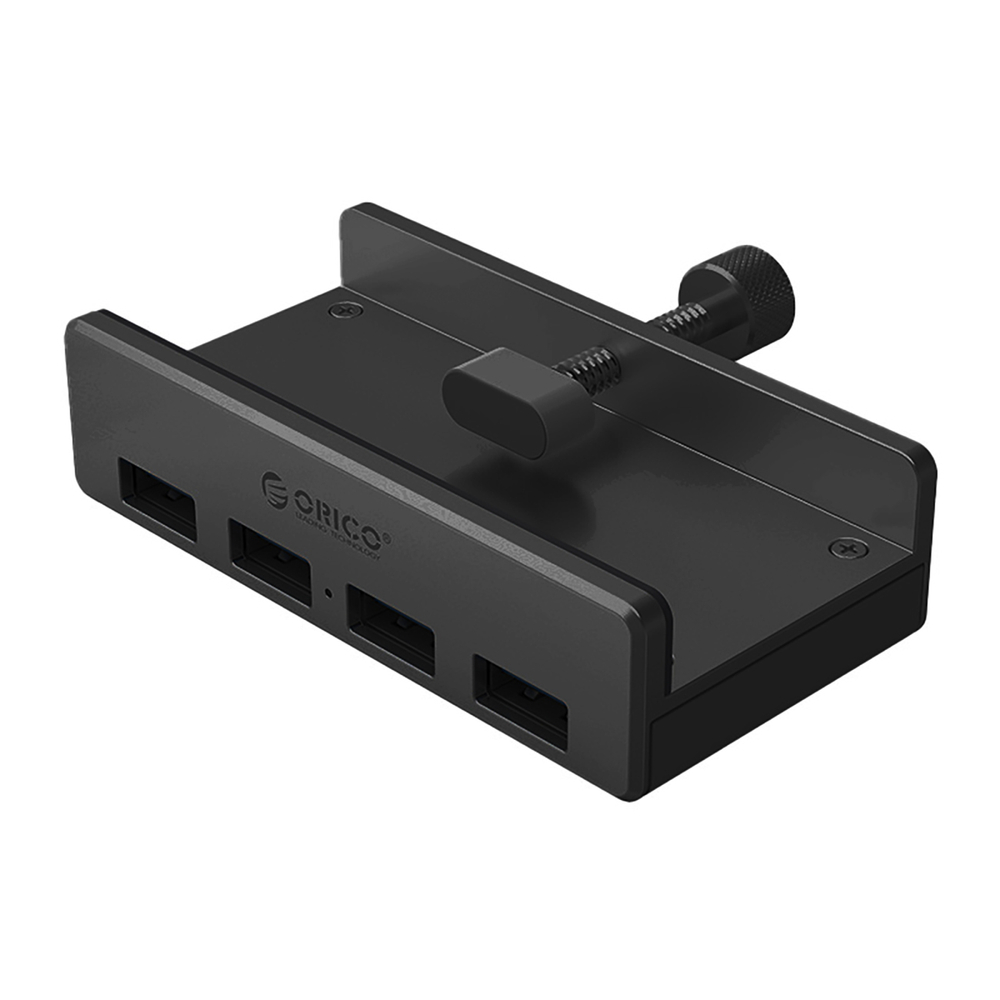 Orico MH4PU Hub su spaustuku 4x USB-A 3.0 - Juodas
