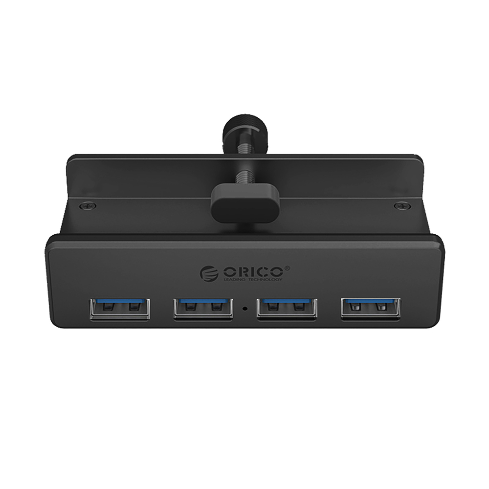 Orico MH4PU Hub su spaustuku 4x USB-A 3.0 - Juodas