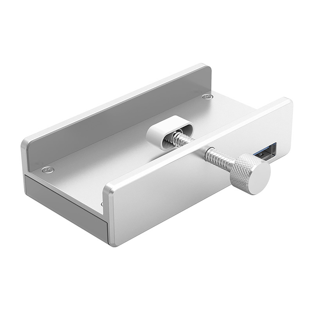 Orico MH4PU šaliklis su spaustuku - 4x USB-A 3.0 - sidabras