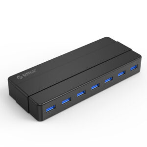 Orico H7928-U3-V1 šaliklis 7x USB-A 3.0 - juodas