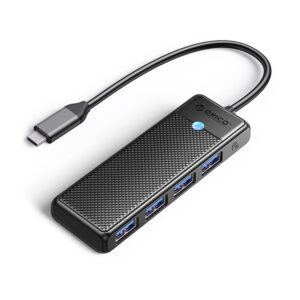 Orico PAPW4A-C3 USB-A Hub prijungimo stotis 4x USB-A 3.0 - Juoda