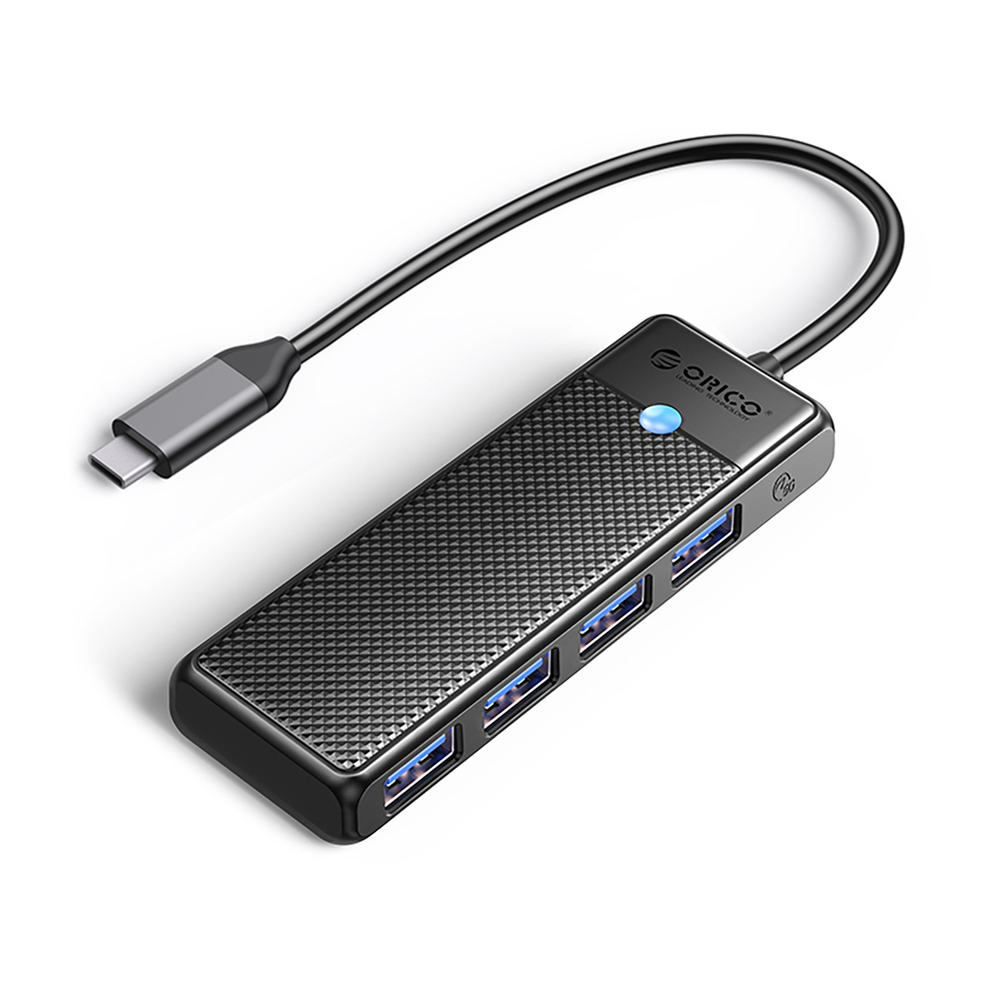 Orico PAPW4A-C3 USB-A Hub prijungimo stotis 4x USB-A 3.0 - Juoda