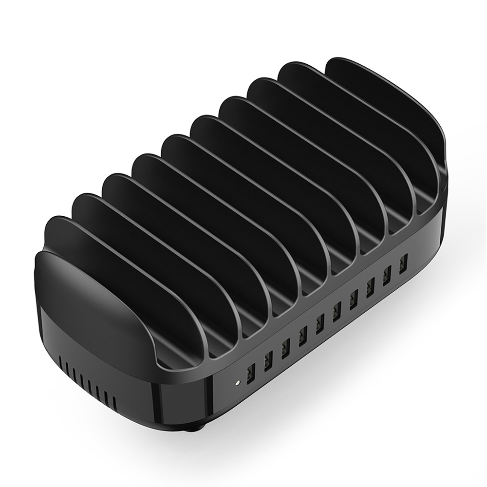 Orico DUK-10P-V1 išmanioji įkrovimo stotelė 10 x USB-A - juoda